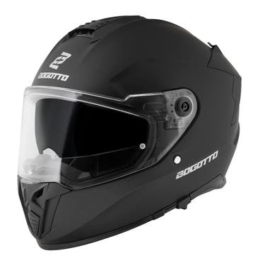 Bogotto FF122 SVK Solid Mat Zwart Integraalhelm, Motoren, Nieuw met kaartje, Overige merken, Heren, Verzenden
