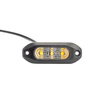 LED Flitser Oranje 12-24V | 3-LED, Ophalen of Verzenden, Nieuw