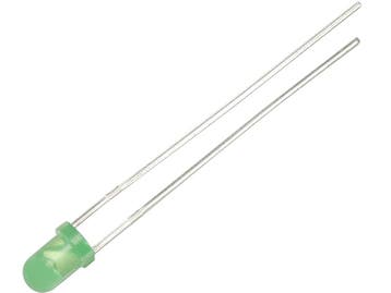 LED Diode - 3mm - Mat groen - Per stuk, Ophalen of Verzenden, Nieuw, Overige typen