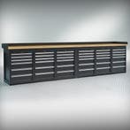 Datona Werkbank PRO – eiken werkblad – 36 lades – 400 cm –, Ophalen of Verzenden, Nieuw