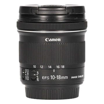 Canon EF-S 10-18mm f/4.5-5.6 IS STM met garantie, Ophalen of Verzenden, Gebruikt