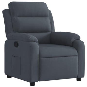 Fauteuil donkergrijs verstelbaar - 41% voordeel (Retour), 75 tot 100 cm, Ophalen of Verzenden, Zo goed als nieuw, 50 tot 75 cm
