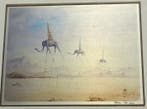 Salvador Dali (1904-1989) - Reliëf, Elefantes jirafa - 26 cm