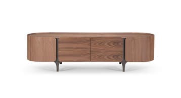 Veiling - Tv dressoir Walnoot - 200cm - Notenhout bruin - br, Nieuw