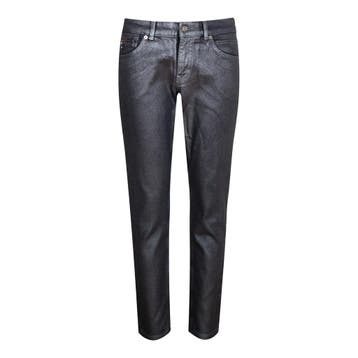 MAC • grijze Slim thermo jeans coated • 36, Kleding | Dames, Spijkerbroeken en Jeans, MAC, Verzenden, Nieuw, Grijs