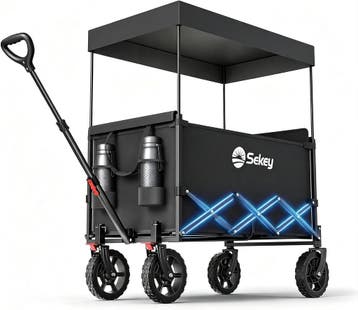 Sekey Bolderwagen XXL 150L - Ideaal voor uitjes - 24% kor..., Ophalen of Verzenden, Opvouwbaar, Gebruikt