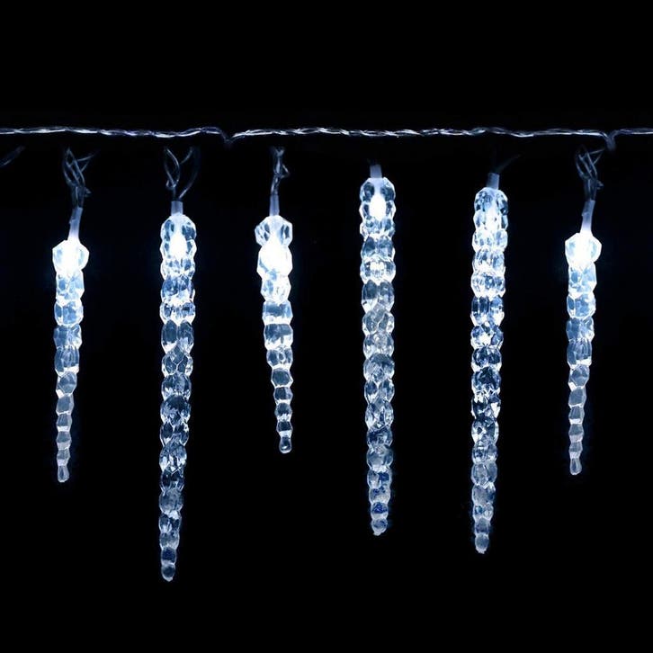 Kerst ijspegel ketting - 40 LEDs - 5 meter, Diversen, Kerst, Ophalen of Verzenden