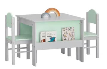 Kindertafel met Stoelen en Opbergplank voor Spelen en Leren, Verzenden, Nieuw