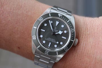 Horloge Tudor Black Bay 58 Silver Full set + Ranger Bracelet, Overige merken, Leer, Polshorloge, Ophalen of Verzenden
