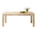 *WOONWINKEL* Kare Design Puro Houten Eettafel Handsnijwerk 1, Verzenden, Nieuw