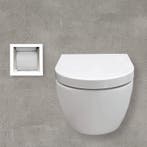 Sani Royal Inbouw Reserve WC Rolhouder RVS Wit, Doe-het-zelf en Verbouw, Sanitair, Nieuw