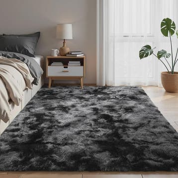 VIKAMA Pluche Vloerkleed - Zacht, Antislip & Decoratief voor, Verzenden