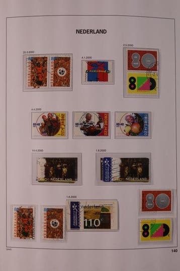 Nederland 2000/2009 - Overcomplete collectie in 2 DAVO LX, Gestempeld
