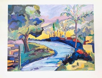 Aukje Niemeijer-Boerema (after) - Landscape in Yorkshire -