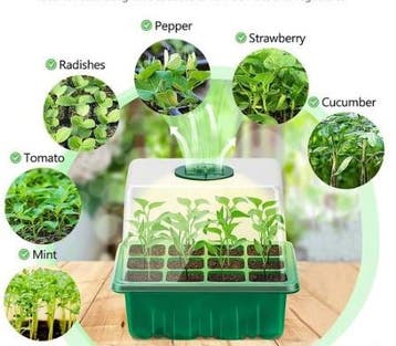 Seed Starter box zonder licht 12 cellen, Ophalen of Verzenden, Nieuw