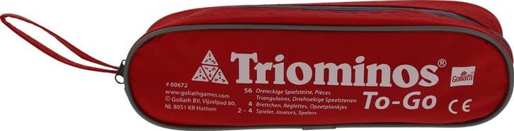 Triominos To Go | Goliath - Reisspellen, Hobby en Vrije tijd, Gezelschapsspellen | Bordspellen, Nieuw, Verzenden