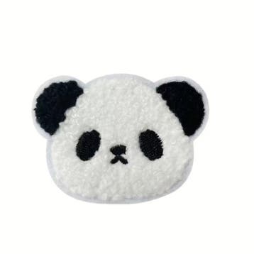 Embleem panda beer - 6 x 4.5 cm - applicatie - opstrijken..., Ophalen of Verzenden, Nieuw, Overige typen