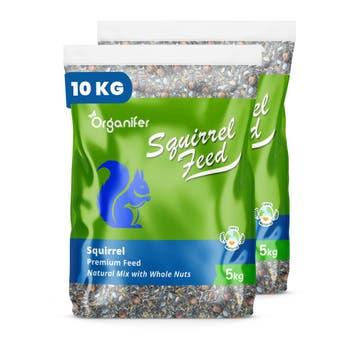 Premium eekhoornvoer - Natuurlijke mix met hele noten (10, Verzenden