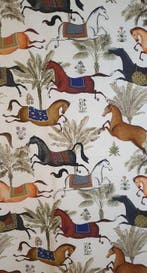 300x280 cm! Tessuto Country Original Mid Century-
