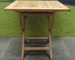 Klaptafel 80 cm vierkant teak, Ophalen of Verzenden, Nieuw, Teakhout