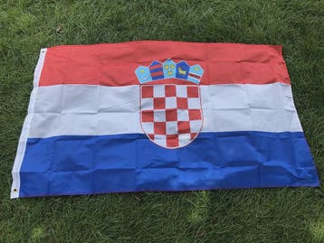 Kroatische Vlag 90x150cm - Hoge Kwaliteit Polyester voor Bin, Verzenden, Nieuw