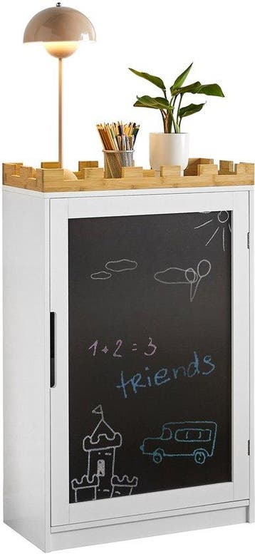 2dekans | SoBuy KMB43-W Kindercommode - Witte Opbergplank, Ophalen of Verzenden, Zo goed als nieuw