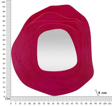 WANDSPIEGEL DALIA FUXIA CM 90X4X97, Huis en Inrichting, Woonaccessoires | Spiegels, Ophalen of Verzenden, Nieuw