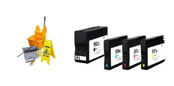 Geschikt hp-950xl-en-951xl serie reiniging cartridges SET, Nieuw, Cartridge, Inktmedia
