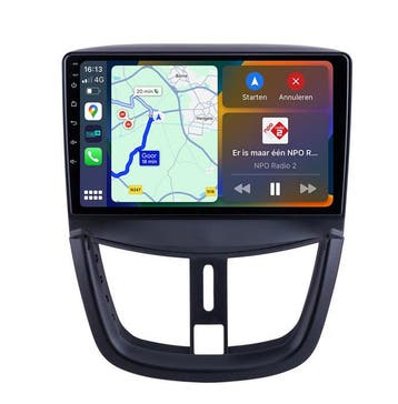 Android navigatie radio Peugeot 207 en 207 SW 2006-2015,..., Nieuw