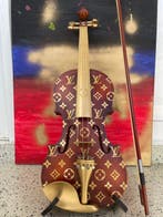 J.Reinhardt - Custom Louis Vuitton Violin - Vintage Brown &