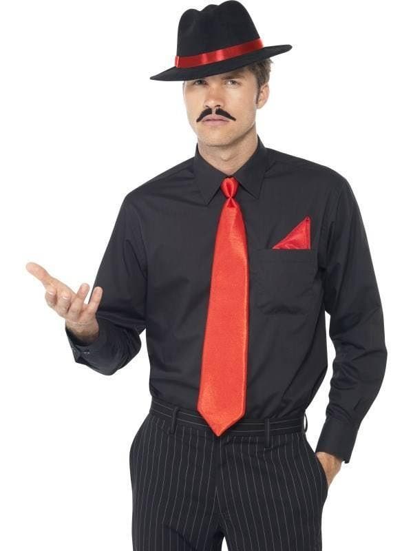 Gangster verkleedset rood, Kleding | Heren, Carnavalskleding en Feestkleding, Nieuw, Ophalen of Verzenden