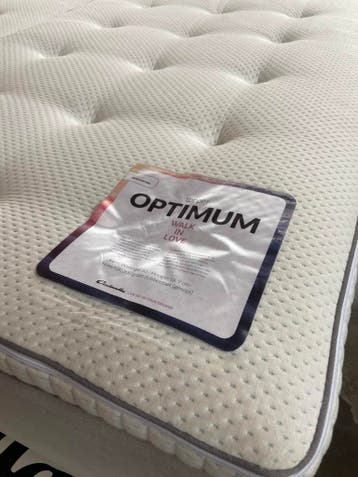 OPTIMUM topper Watergel 160/220 Cinderella OP=OP, Verzenden, Nieuw, Wit, Overige typen