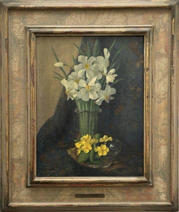 Gerrit David Labots (1869-1959) - Stilleven met narcissen in