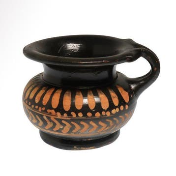 Oud-Grieks, Apuliaans Terracotta Xenon Ware Miniatuur