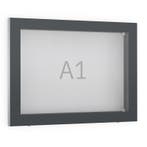 Informatiekast Buiten Draaideur A1 Horizontaal Antracietgri, Nieuw in verpakking