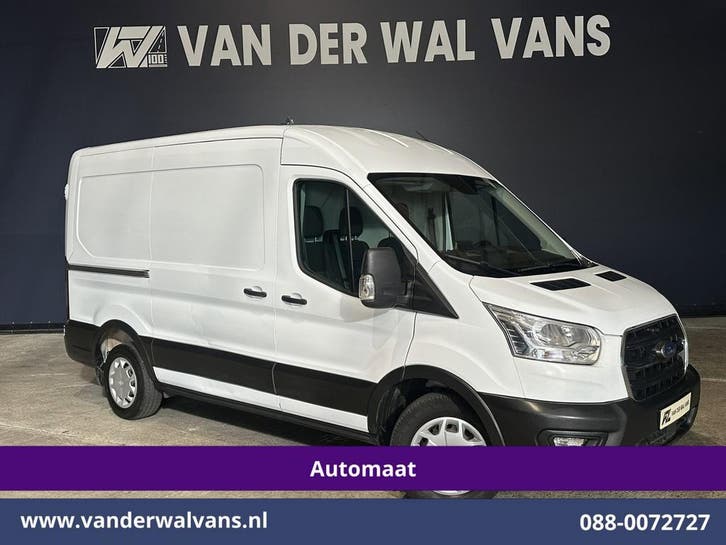 Ford Transit L2 H2 | Lease vanaf 307,- p/mnd, Auto's, Automaat, Gebruikt, Euro 6, Wit
