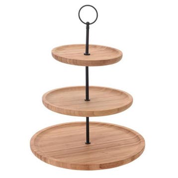 Etagere Bamboe 3-Laags, Verzenden, Nieuw