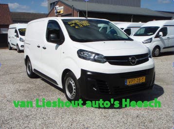 Opel Vivaro camera trekhaak navi 83544 km bj 12-2021, Stof, Gebruikt, Wit, Lease