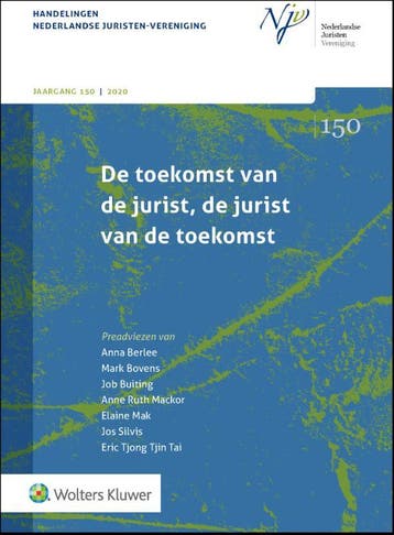 De toekomst van de jurist, de jurist van de toekomst, Boeken, Verzenden, Zo goed als nieuw