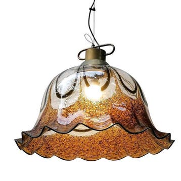 Murano 013 - Plafondlamp - tulp - Murano-glas, messing - bel