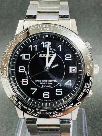 Seiko - Solar World Time Rado Control - Zonder minimumprijs