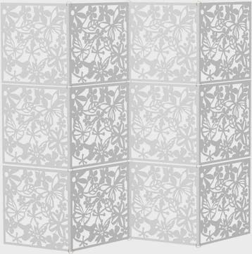 12 Delige Witte Kamerverdeler met Bloemenpatroon - Decoratie, Huis en Inrichting, Verzenden, Nieuw