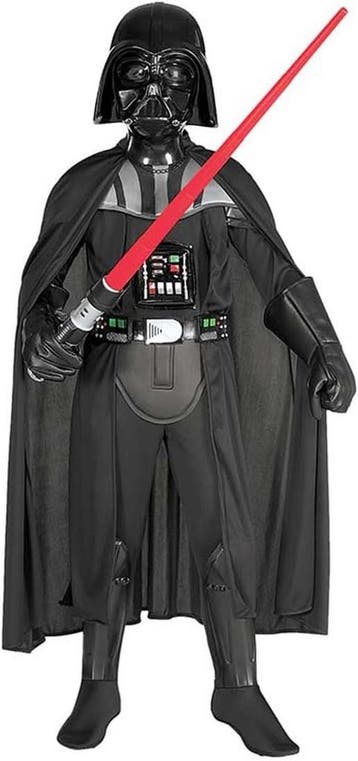 Darth Vader Kostuum 5-7jr | Retourdeal 28% Korting, Nieuw, Overige maten, Ophalen of Verzenden, Overige thema's