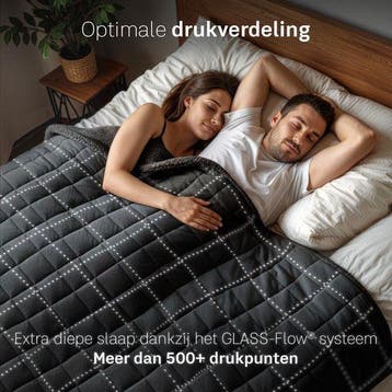 2dekans | CozySense® Verzwaringsdeken 9 kg - 2-persoons -, Ophalen of Verzenden, Zo goed als nieuw, Zwart
