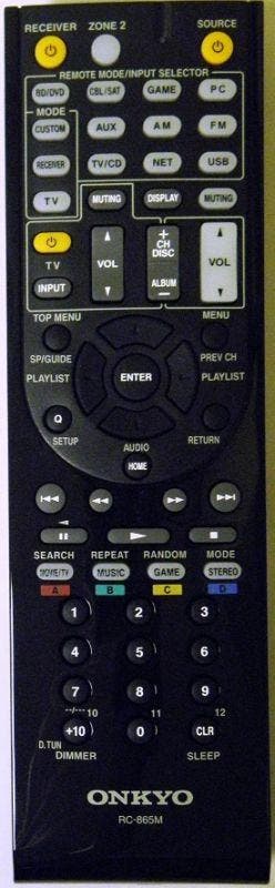 Afstandsbediening Onkyo rc-865m, Ophalen of Verzenden, Nieuw, Origineel