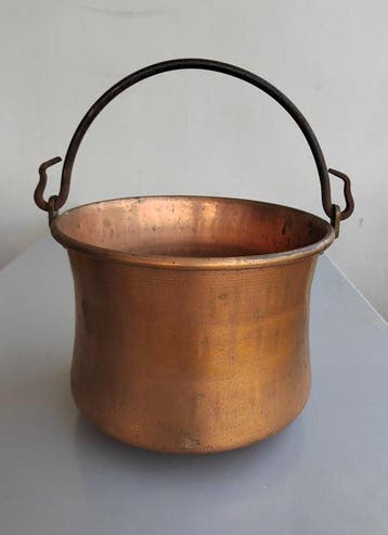 Kookpan - Koper - Paiolo van massief koper