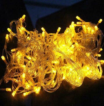 Kerstboomverlichting - 10 Meter - Geel, Diversen, Ophalen of Verzenden, Nieuw