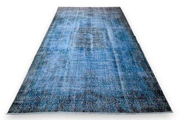 Blauwe vintage - Vloerkleed - 290 cm - 165 cm -, Nieuw