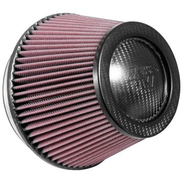 K&N Universeel filter - carbonvezel top - 152mm aansluiting,, Verzenden, Nieuw