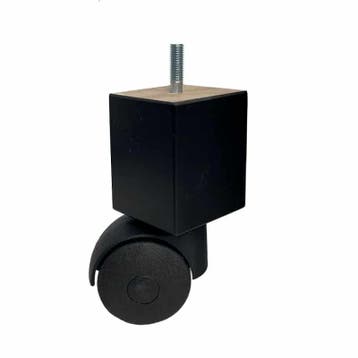 Zwart meubelpootje kastpoot bankpoot bedpoot 130x88mm met M8, Huis en Inrichting, Kasten | Overige, Ophalen of Verzenden, Nieuw